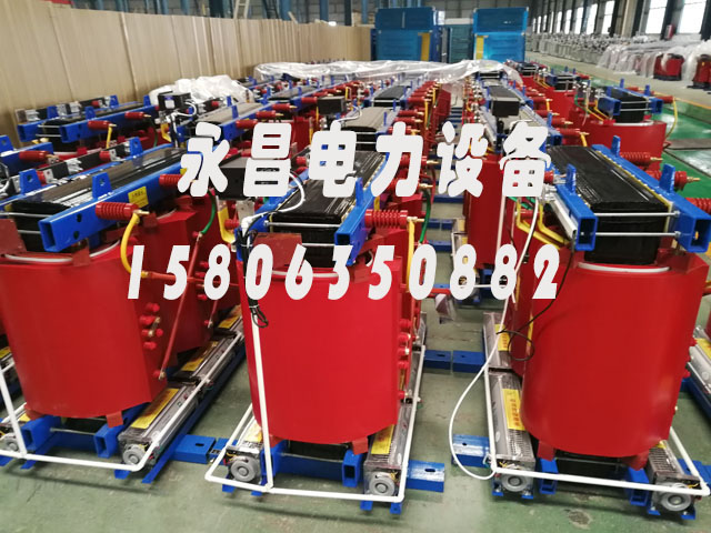 红河1000KVA干式变压器